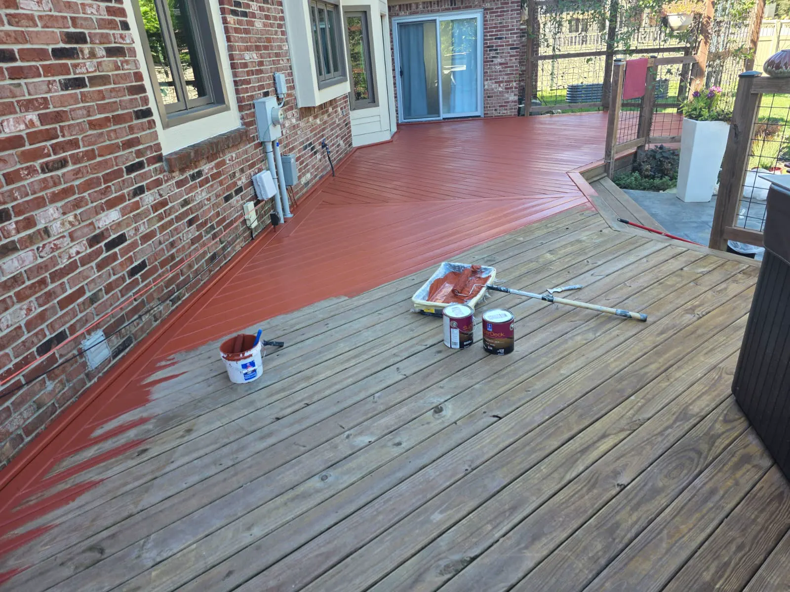 Restauración y Tinte de Terraza